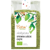 Lá cỏ ngọt cắt nhỏ sấy khô hữu cơ 80 g - BATOM